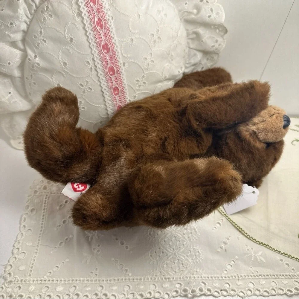 Ty Classic Brown Teddy Bear Plush Stuffed Animal Vintage